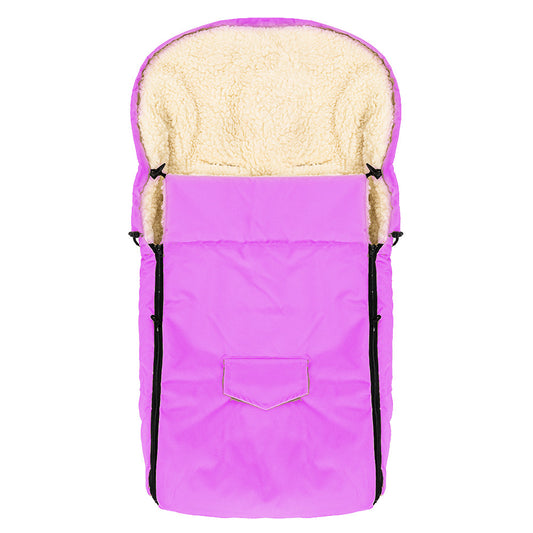 Sac de dormit impermeabil de lana Nativo Winter 95x40 cm Roz