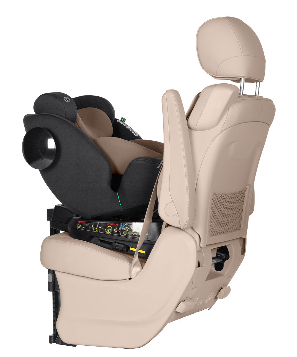 Scaun auto rotativ 360° SPS Carrello GENESIS + i-SIZE R129/03 40-150 cm ISOFIX Absolute Black scaun-auto
