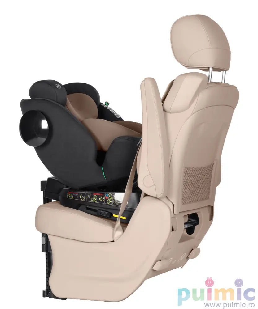 Scaun auto rotativ 360° SPS Carrello GENESIS + i-SIZE R129/03 40-150 cm ISOFIX Absolute Black scaun-auto