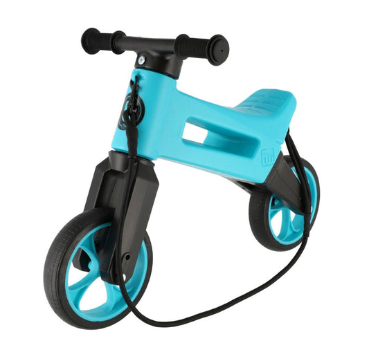 Bicicleta fara pedale Funny Wheels Rider SuperSport 2 in 1 Aqua/Aqua bicicleta-fara-pedale