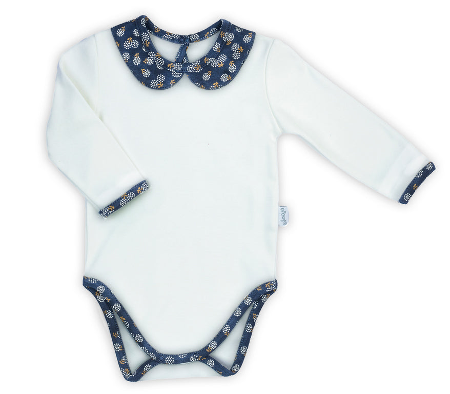 Body cu maneca lunga bumbac 100% (179099) ’Sonia’ 74 body