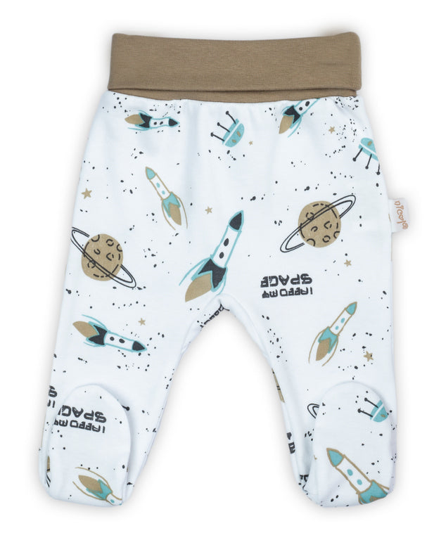 Pantalon bumbac 100% (182009) Colectia ’Star’ Alb Marimea 80