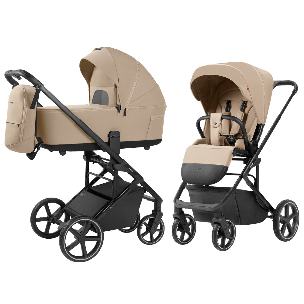Carucior 2 in 1 Carrello Alfa 2025 CRL-6522 Natural Beige carucior-2-in-1