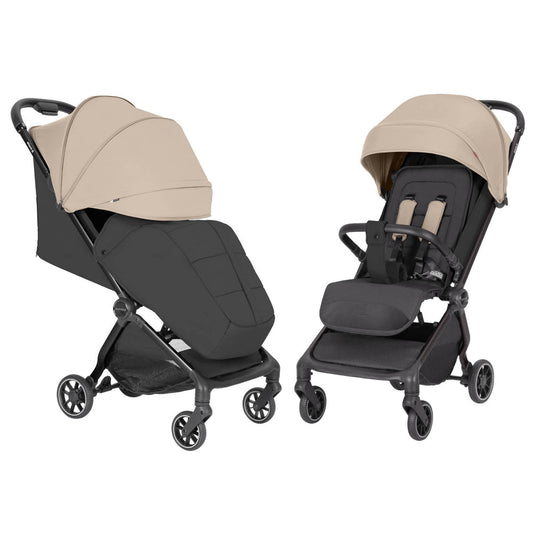 Carucior sport compact Carrello Atom S bagaj de mana in avion roti de cauciuc pliere automata max. 22 kg protectie SPF