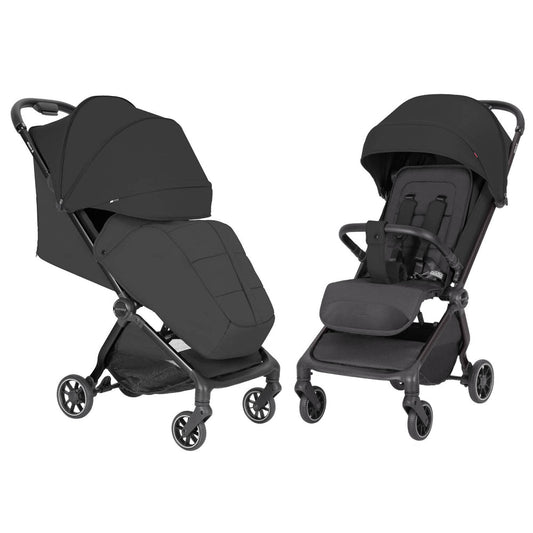 Carucior sport compact Carrello Atom S bagaj de mana in avion roti de cauciuc pliere automata max. 22 kg protectie SPF