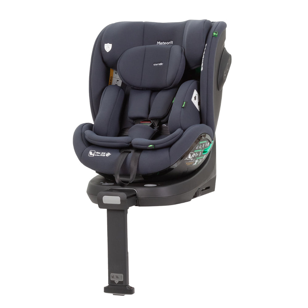 Scaun auto rotativ 360° SPS Carrello METEORIT i-SIZE R129/03 40-150 cm ISOFIX Carbon Grey scaun-auto