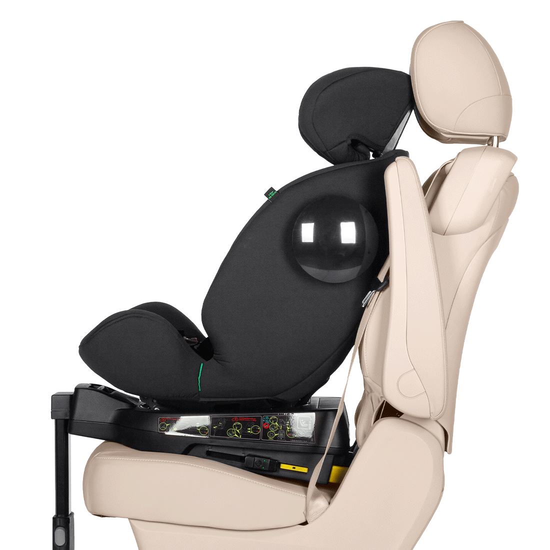 Scaun auto rotativ 360° SPS Carrello GENESIS+ i-SIZE R129/03 40-150 cm ISOFIX Beetle Green