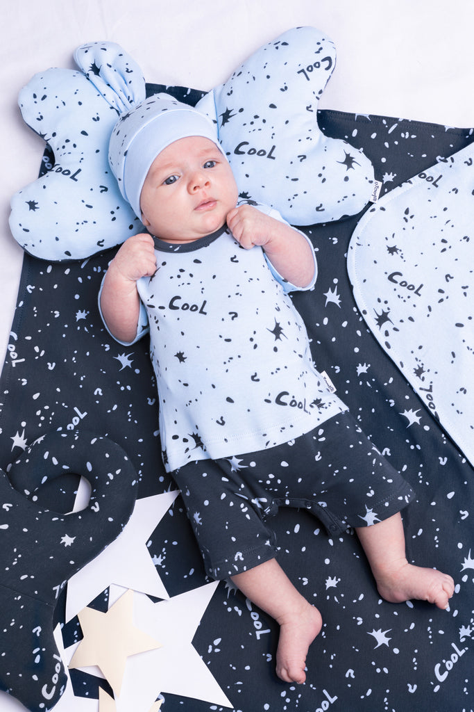 Romper de bumbac cu maneca scurta (185152) Nicol "Maks"