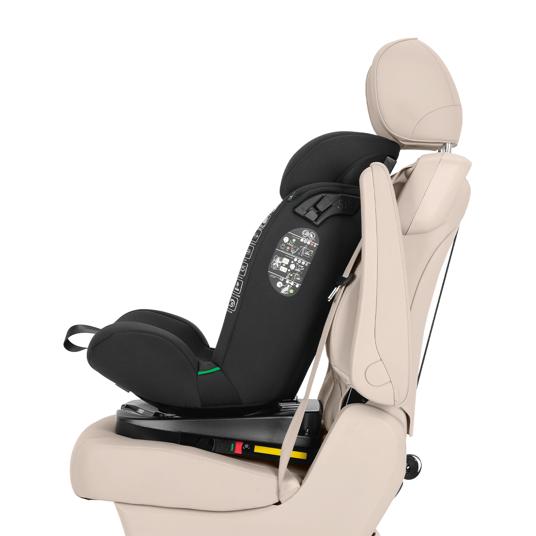 Scaun auto rotativ Carrello Asteroid (CRL-17001) Lunar Beige, 360°, 40-150 cm, i-Size, Isofix