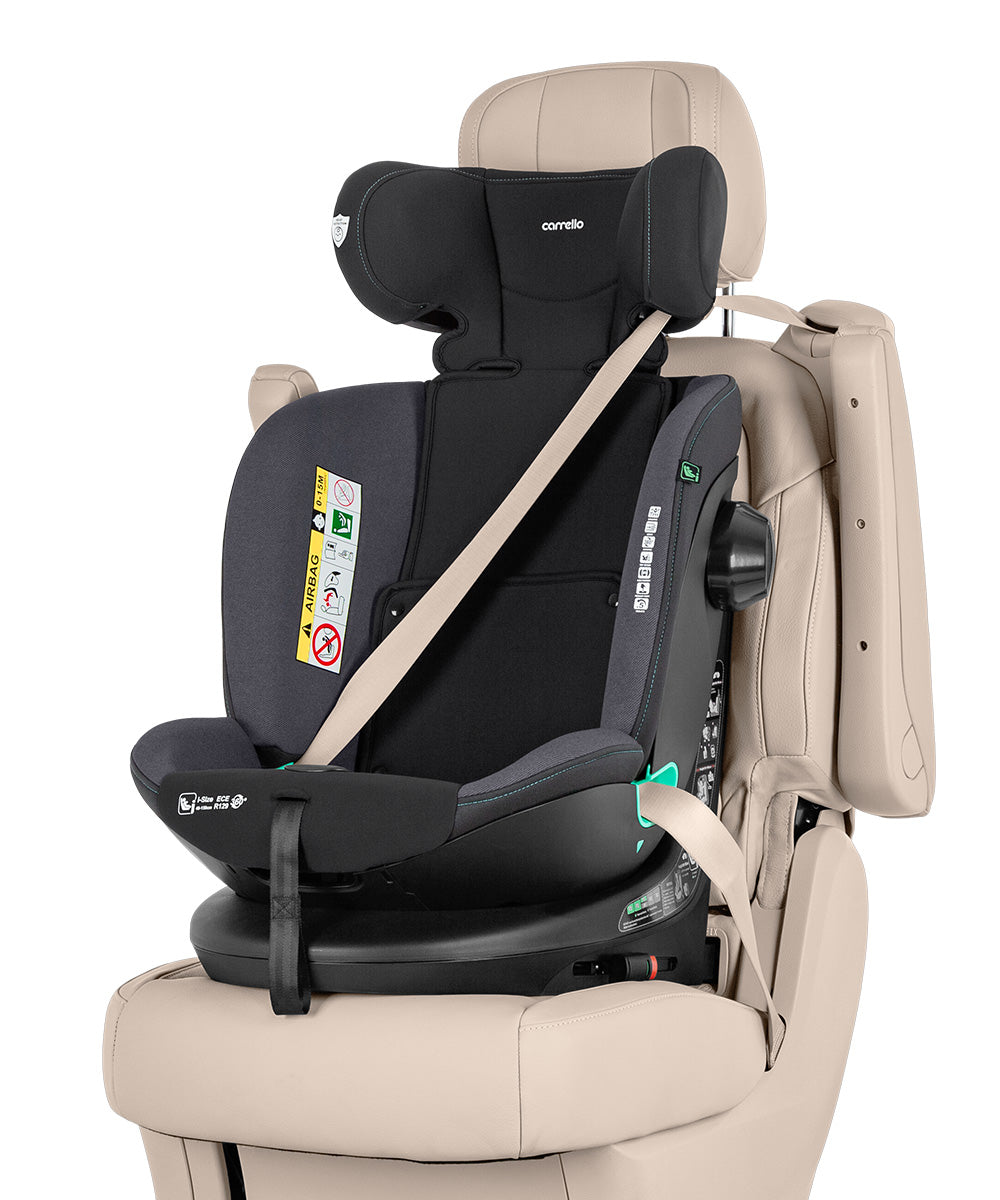 Scaun auto rotativ Carrello Sirius (CRL-8808) Harbor Grey 40-150 cm 360° i-Size R129/03 Isofix Top Tether scaun-auto