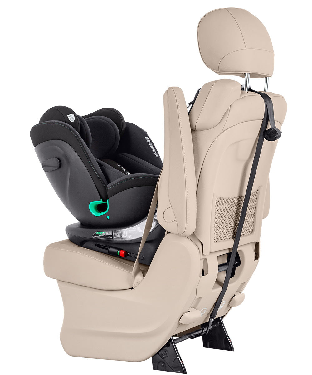 Scaun auto rotativ Carrello Sirius (CRL-8808) Harbor Grey 40-150 cm 360° i-Size R129/03 Isofix Top Tether scaun-auto