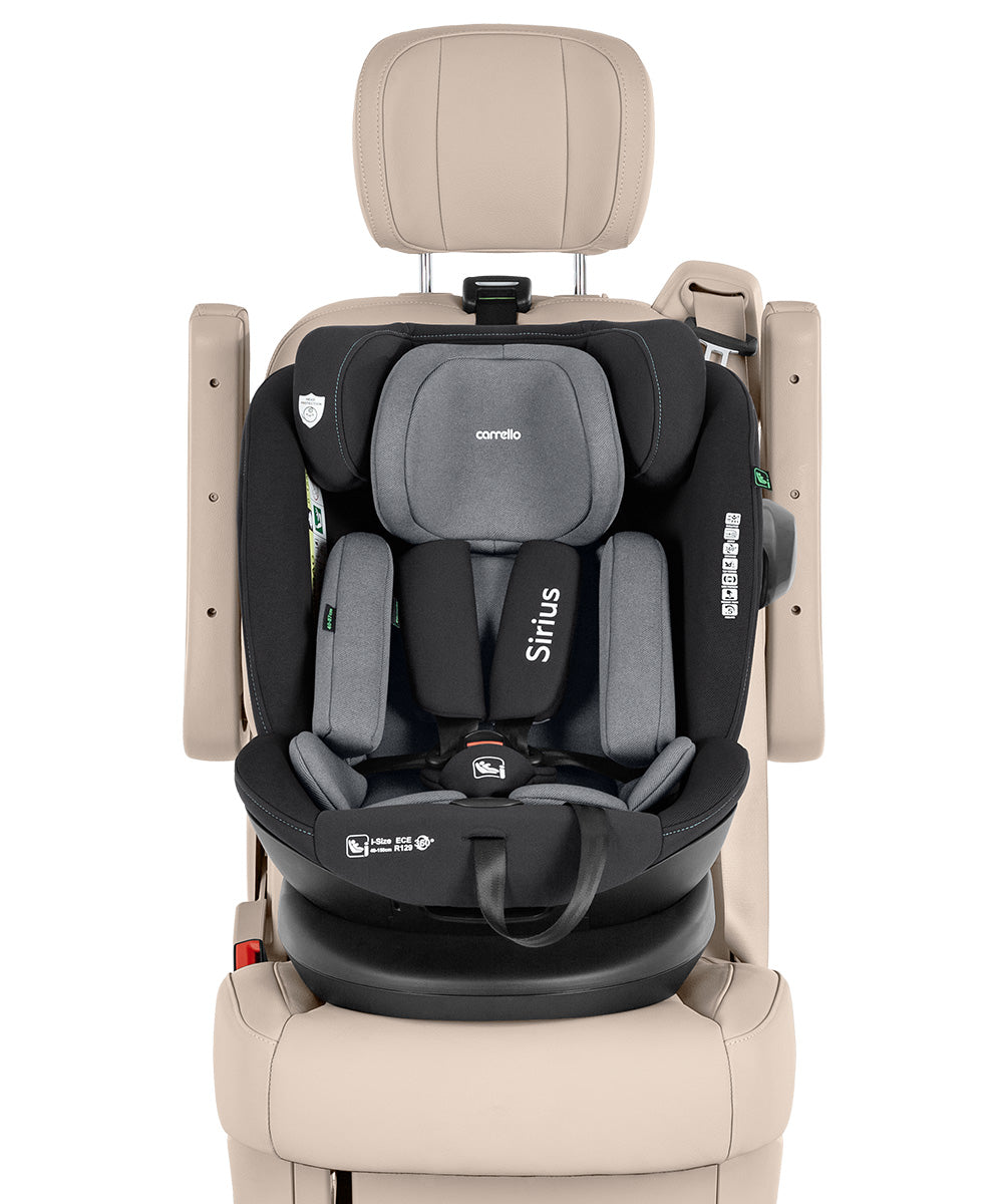 Scaun auto rotativ Carrello Sirius (CRL-8808) Sky Grey 40-150 cm 360° i-Size R129/03 Isofix Top Tether scaun-auto