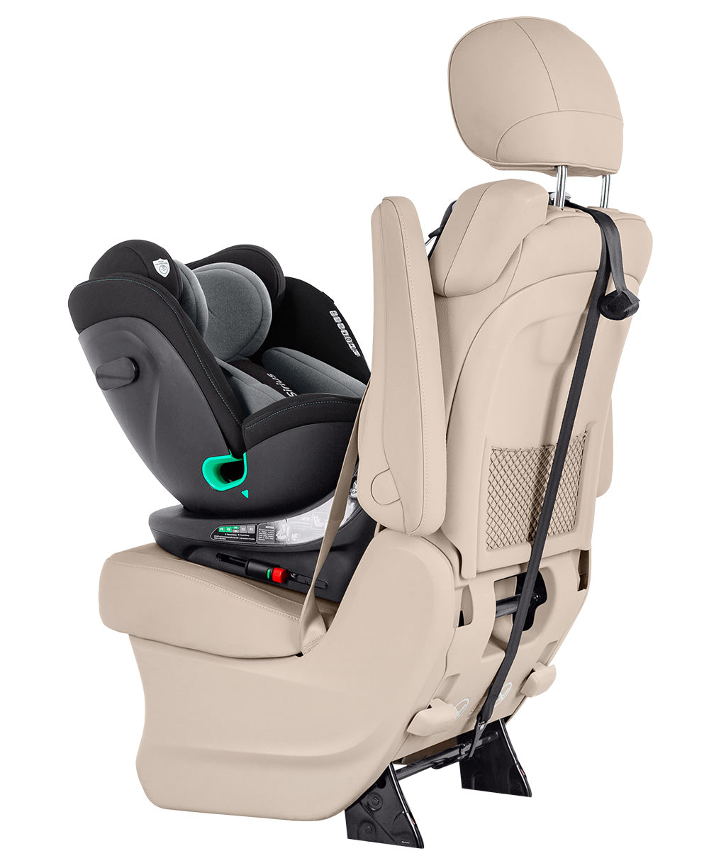 Scaun auto rotativ Carrello Sirius (CRL-8808) Sky Grey 40-150 cm 360° i-Size R129/03 Isofix Top Tether scaun-auto