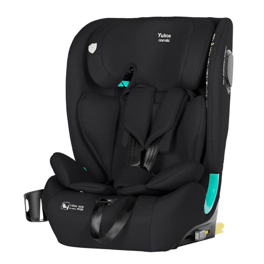 Scaun auto Carrello Yukon I-Size 76-150 cm Isofix 2 pozitii de inclinare Top Tether Midnight Black scaun-auto