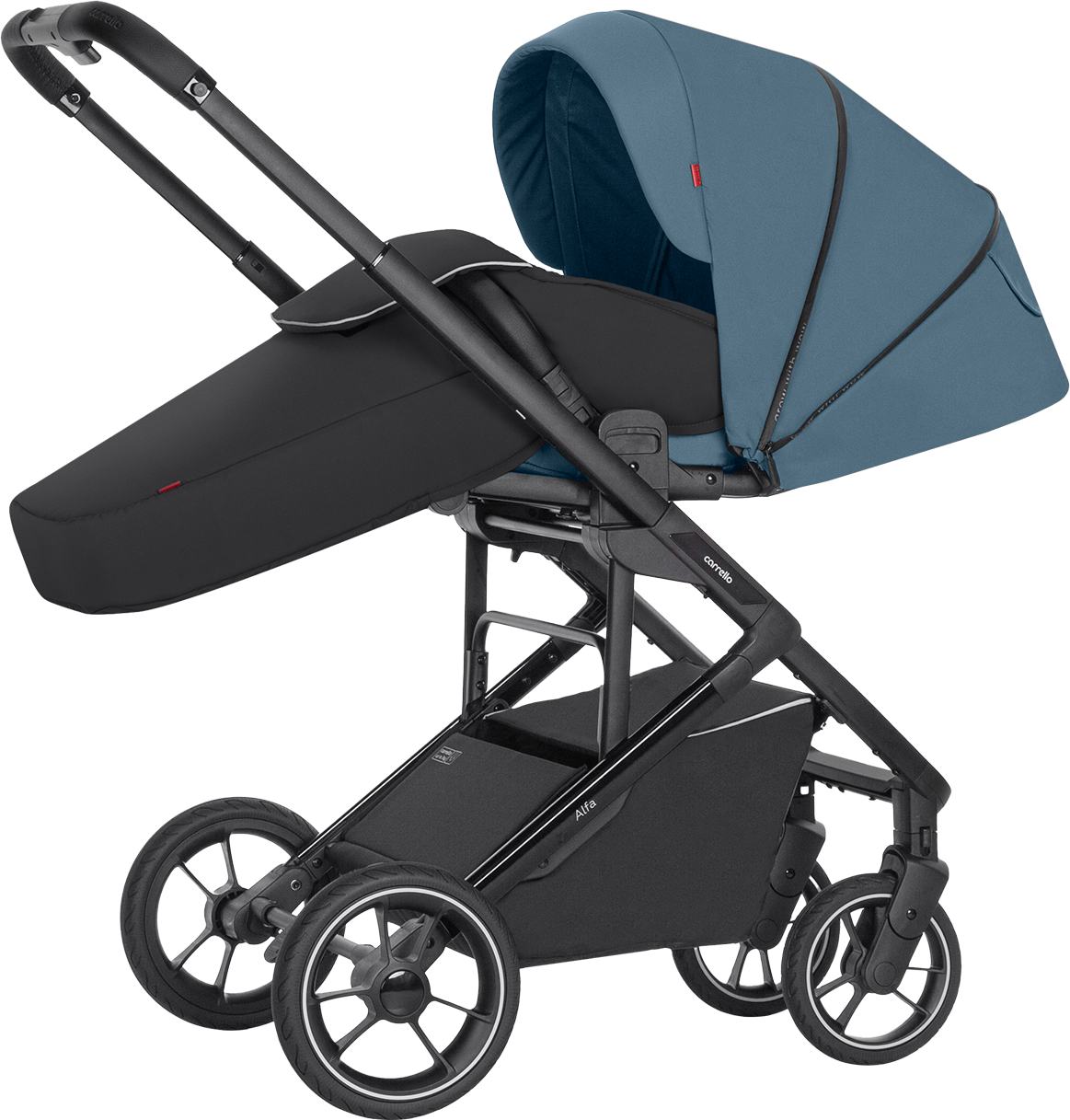 Carucior 3 in 1 premium Carrello Alfa CRL-5508 Indigo Blue