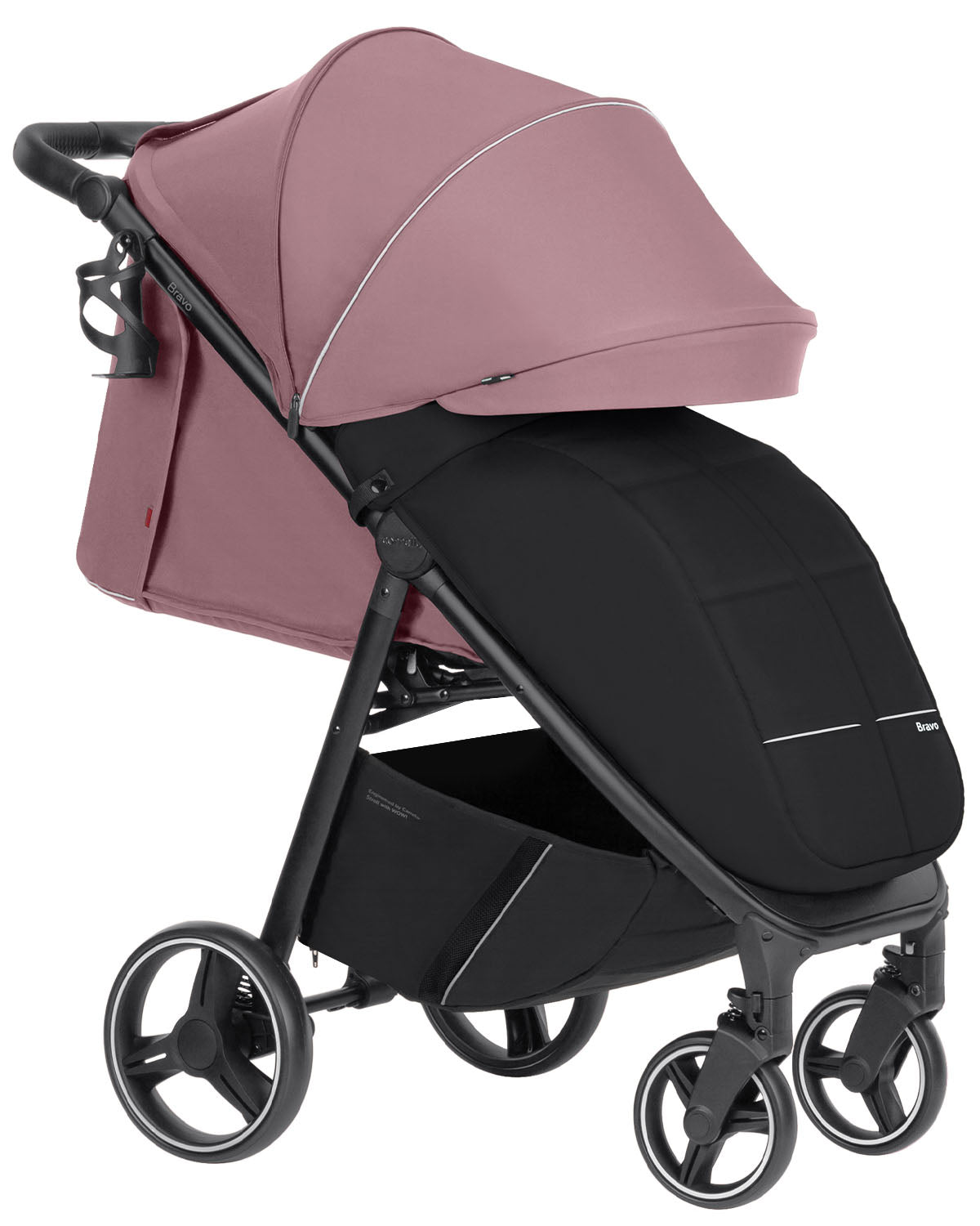 Carucior sport premium maximum 22 Kg Carrello Bravo CRL-8512 Crystal Pink carucior-sport