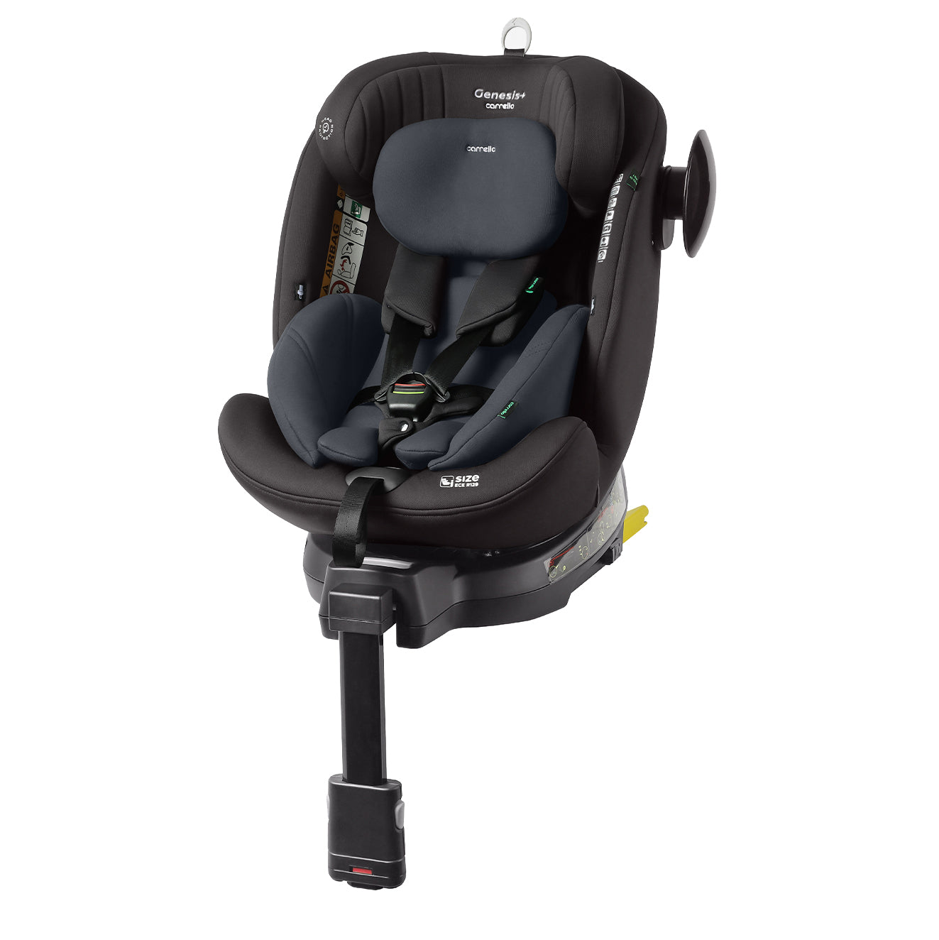 Scaun auto rotativ 360° SPS Carrello GENESIS+ i-SIZE R129/03, rear-facing, 40-150 cm ISOFIX Magnet Grey