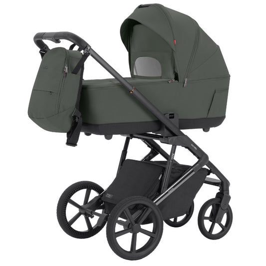 Carucior 2 in 1 Carrello Sigma CRL-6523 Leaf Green, reversibil, suspensie pe cadru, functie troller