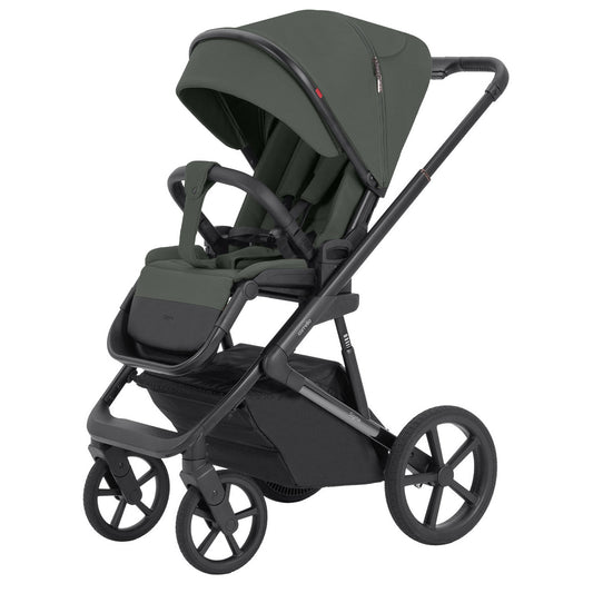 Carucior 2 in 1 Carrello Sigma CRL-6523 Leaf Green, reversibil, suspensie pe cadru, functie troller