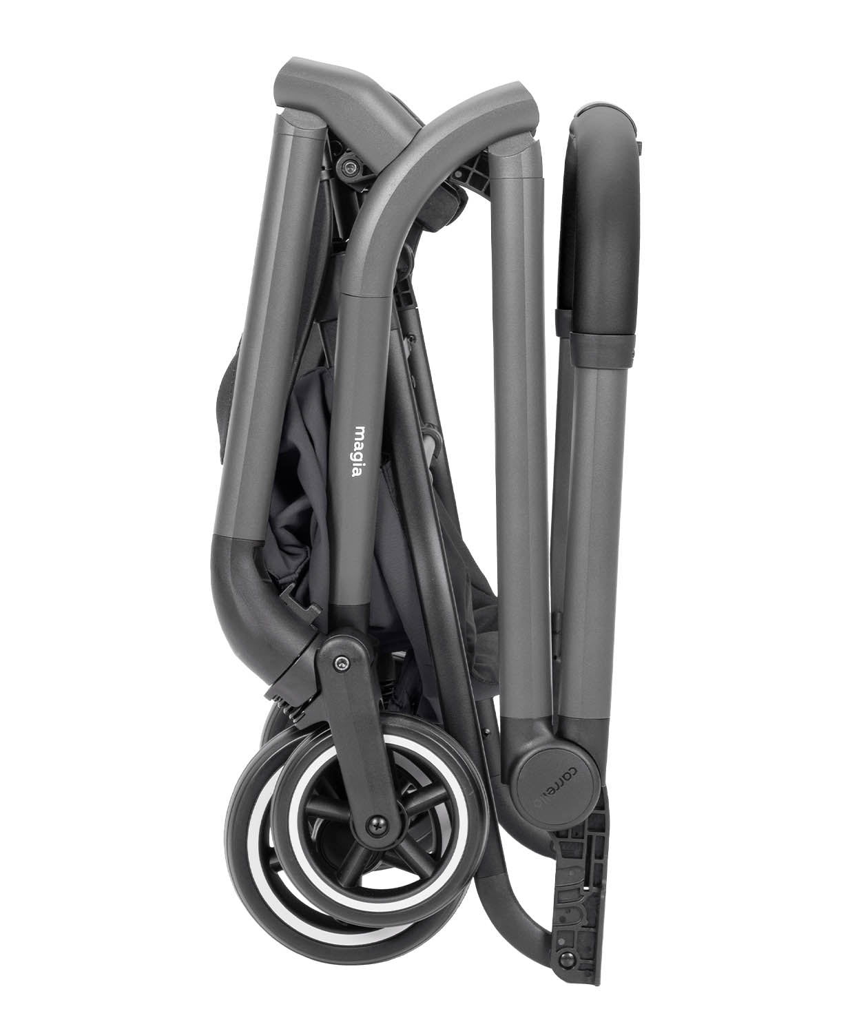 Carucior copii compact Carrello Magia CRL-6555 2 in 1 Elm Grey, max. 22 Kg, dimensiuni bagaj de mana