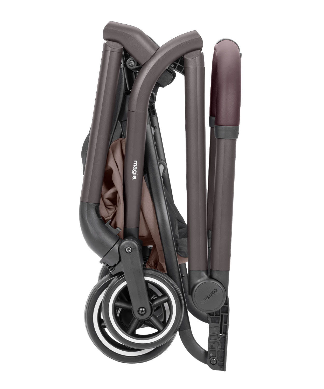 Carucior copii compact Carrello Magia CRL-6555 2 in 1 Glace Pink, max. 22 Kg, dimensiuni bagaj de mana