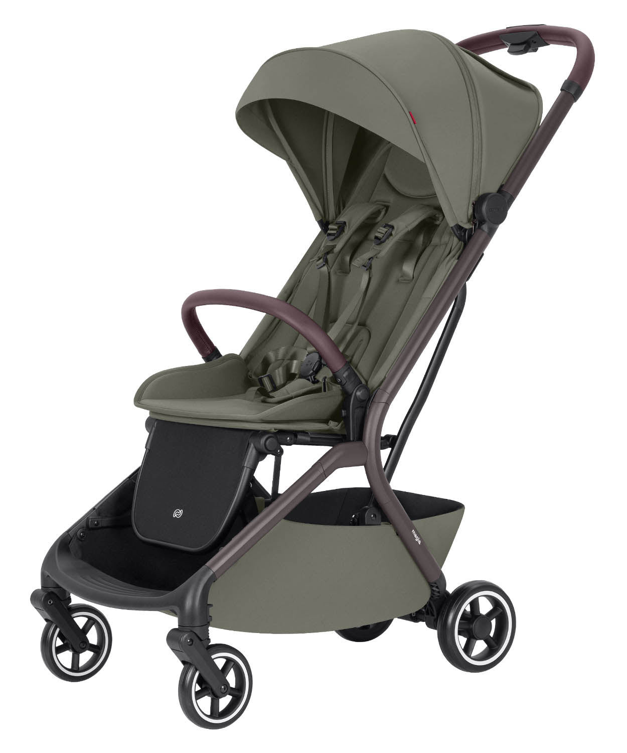 Carucior copii compact Carrello Magia CRL-6555 2 in 1 Malted Green, max. 22 Kg, dimensiuni bagaj de mana