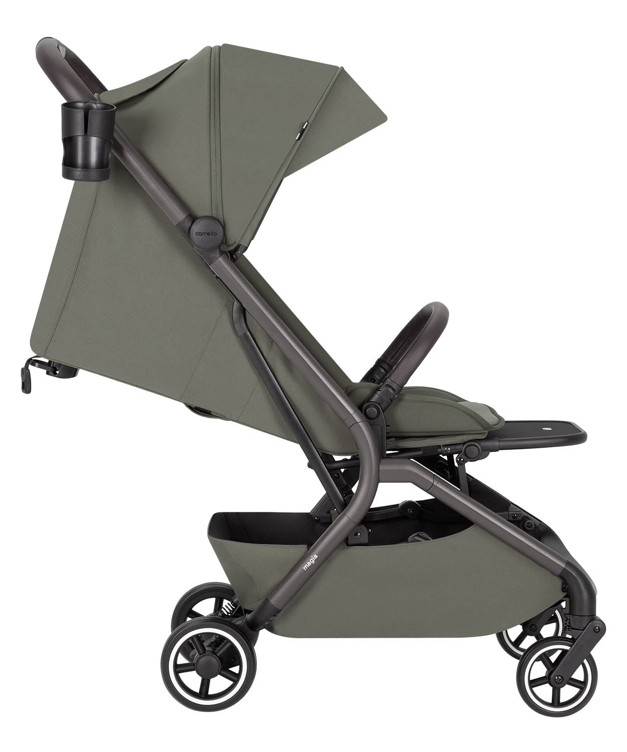Carucior copii compact Carrello Magia CRL-6555 2 in 1 Malted Green, max. 22 Kg, dimensiuni bagaj de mana