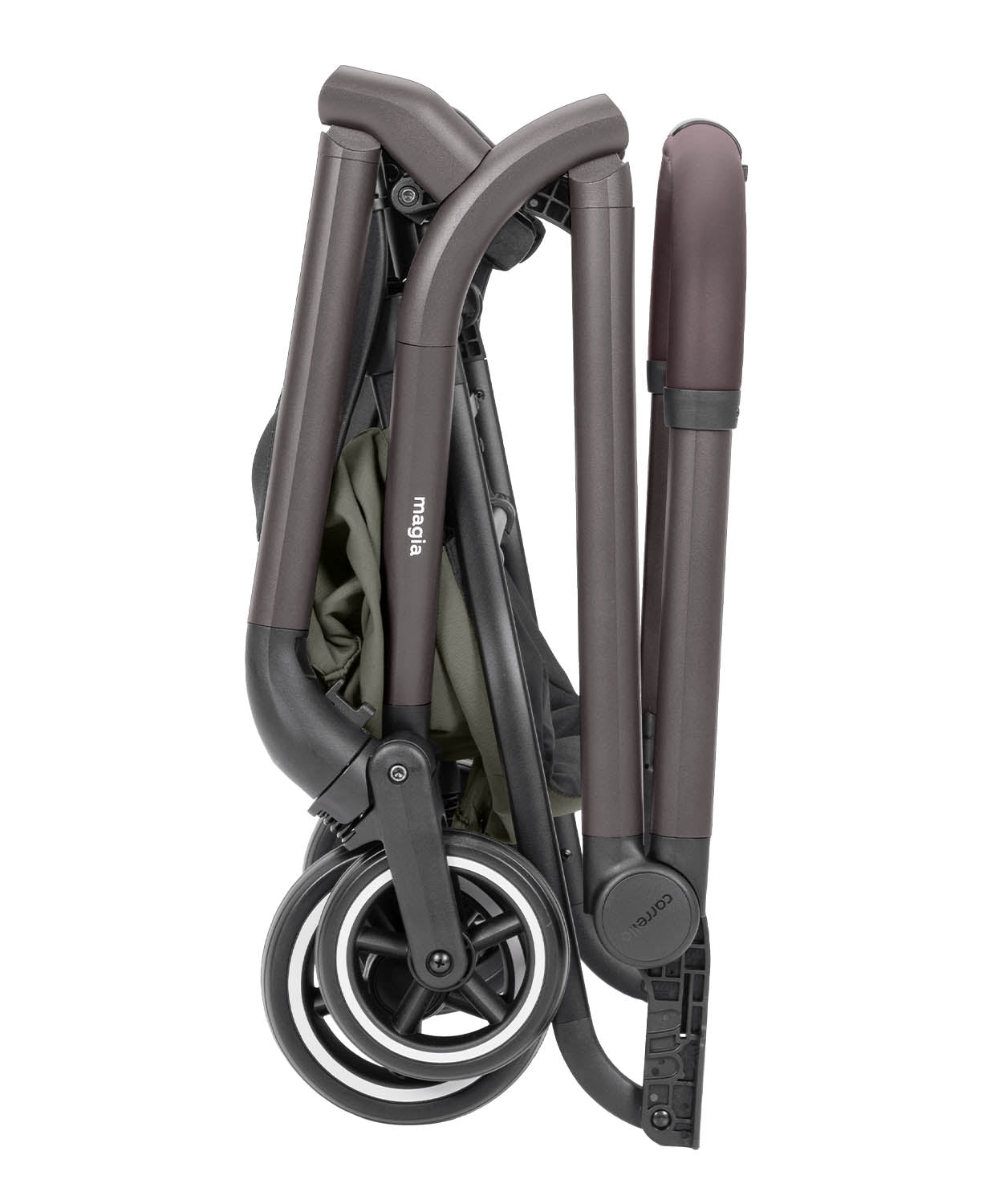Carucior copii compact Carrello Magia CRL-6555 2 in 1 Malted Green, max. 22 Kg, dimensiuni bagaj de mana