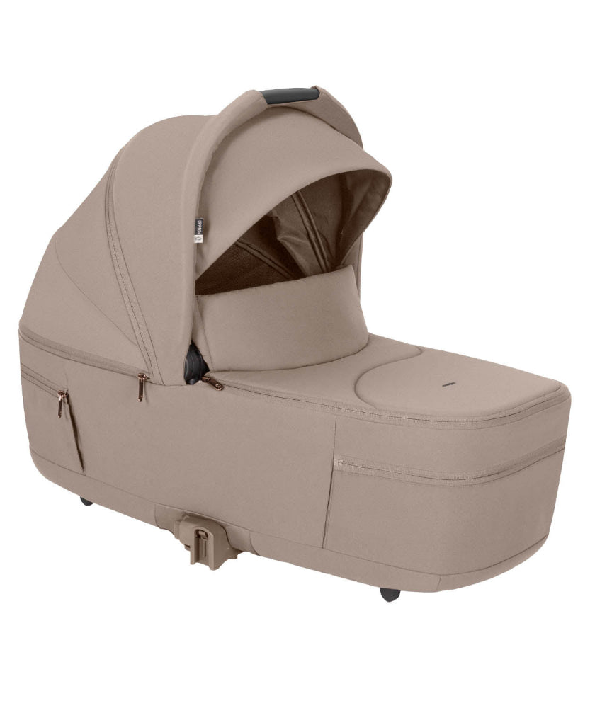 Carucior copii compact Carrello Magia CRL-6555 2 in 1 Spice Beige, max. 22 Kg, dimensiuni bagaj de mana
