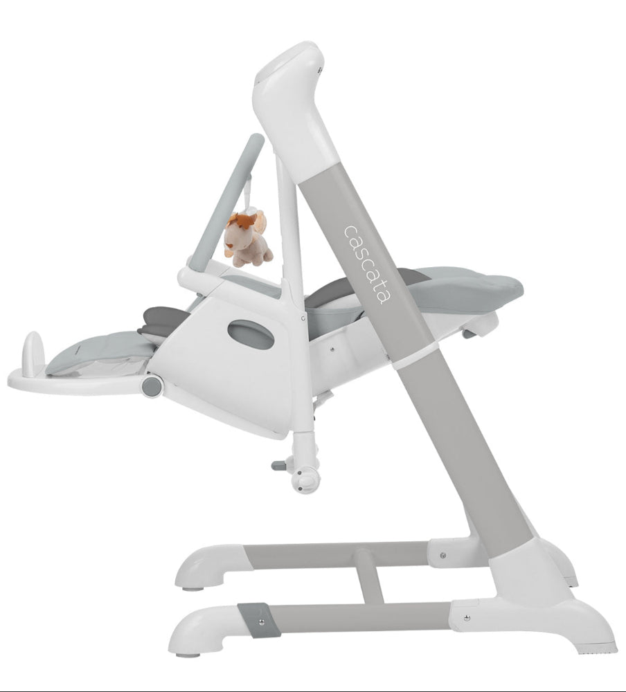 Scaun de masa si leagan electric controlabil prin aplicatie pe mobil Carrello CASCATA (CRL-10303/1) Ash Grey