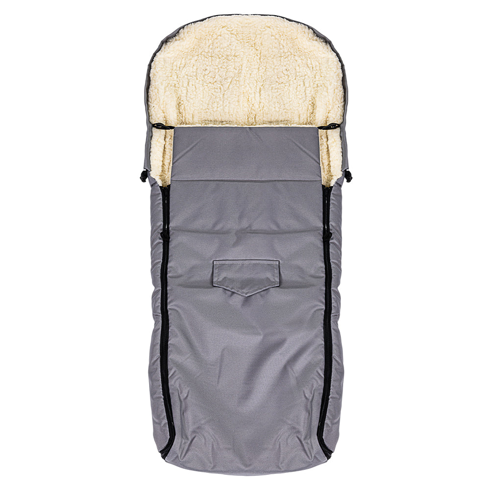 Sac de dormit impermeabil de lana Nativo Winter 110x40 cm Gri