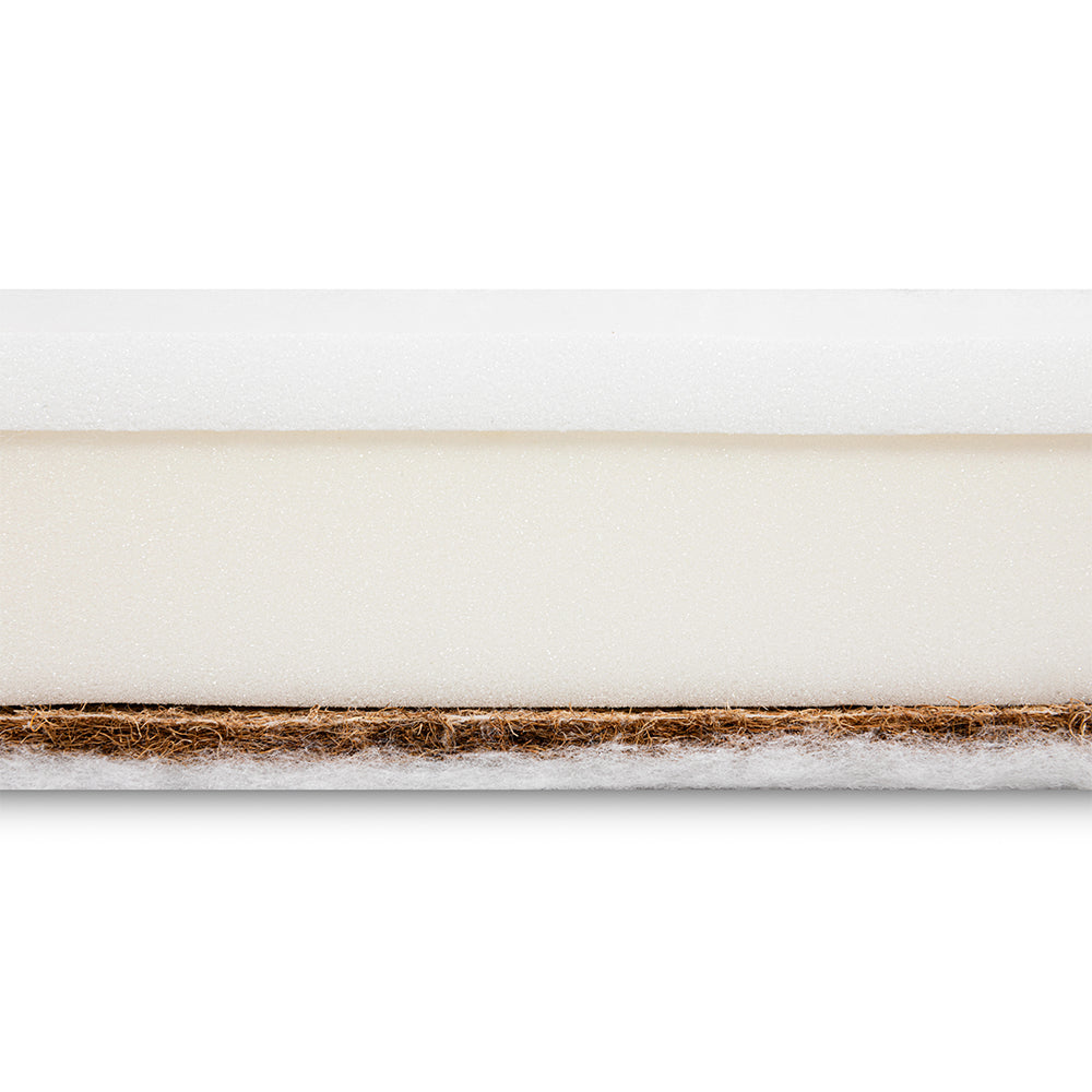Saltea cocos-spuma-spuma cu memorie 120x60x10 cm Nativo Dreams Aloe Vera saltea-copii