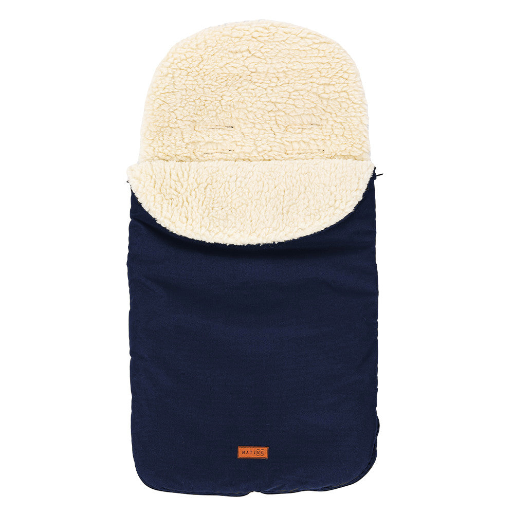 Sac de iarna de lana impermeabil Nativo Winter 85x40 cm Blumarin