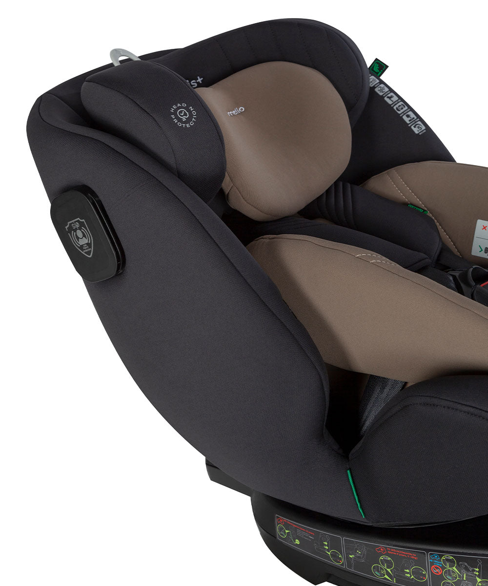 Scaun auto rotativ 360° SPS Carrello GENESIS + i-SIZE R129/03 40-150 cm ISOFIX Absolute Black scaun-auto