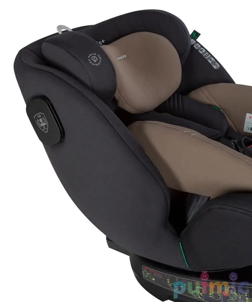 Scaun auto rotativ 360° SPS Carrello GENESIS + i-SIZE R129/03 40-150 cm ISOFIX Absolute Black scaun-auto