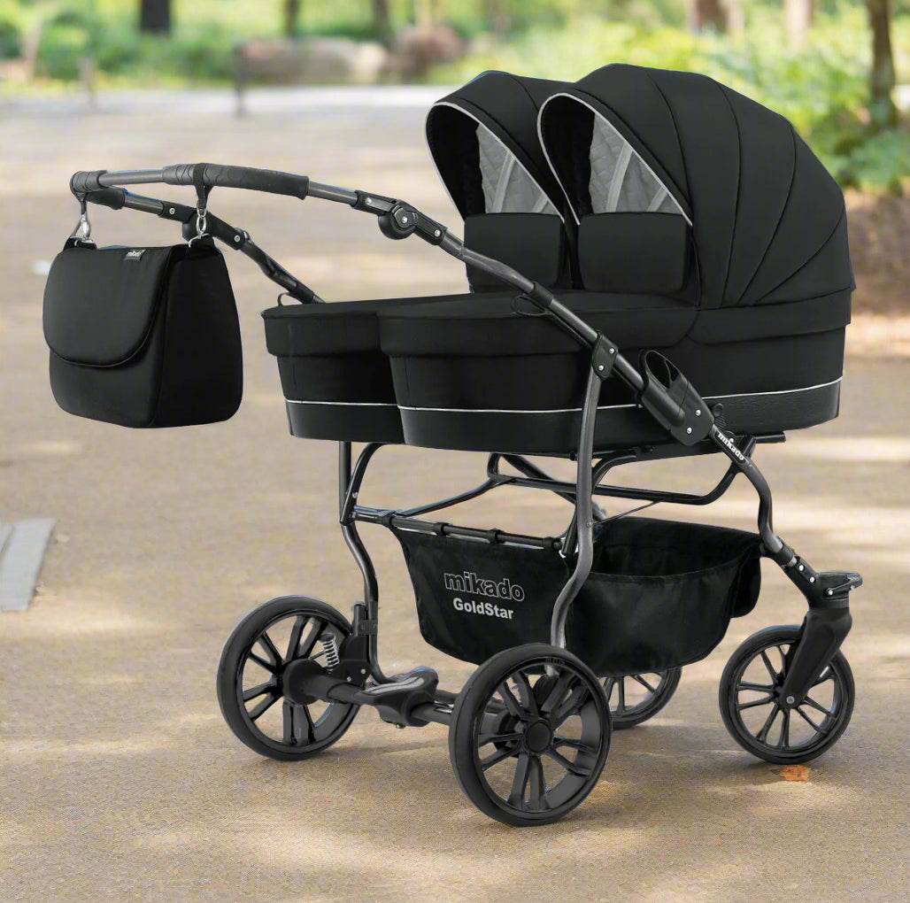 Carucior gemeni 2 in 1 Mikado Goldstar