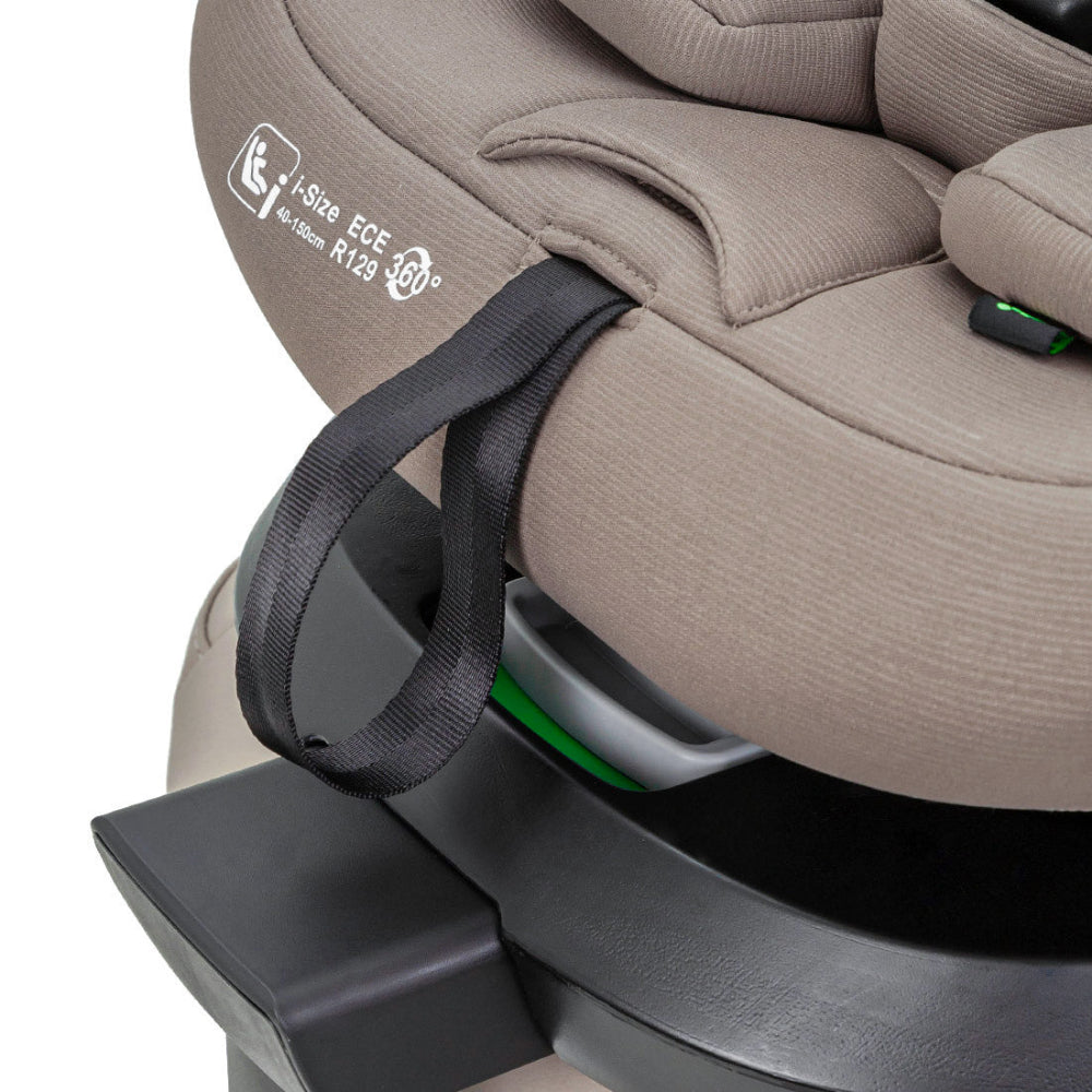 Scaun auto rotativ 360° SPS Carrello OCTOPUS i-SIZE 40-150 cm ISOFIX Sandstone Beige scaun-auto