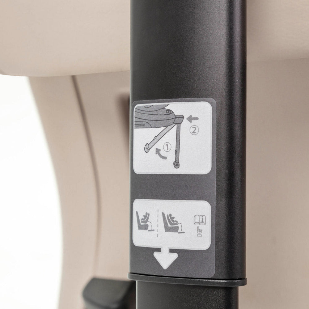 Scaun auto rotativ 360° SPS Carrello OCTOPUS i-SIZE 40-150 cm ISOFIX Sandstone Beige scaun-auto