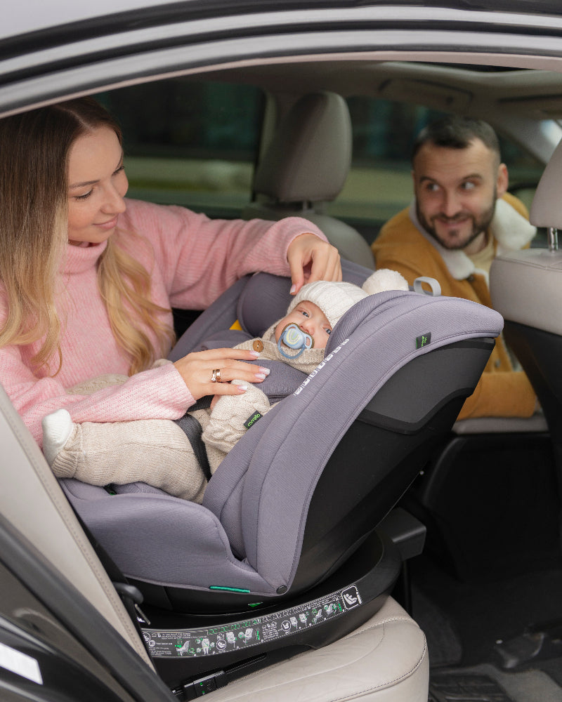 Scaun auto rotativ 360° SPS Carrello OCTOPUS i-SIZE 40-150 cm ISOFIX Sandstone Beige scaun-auto