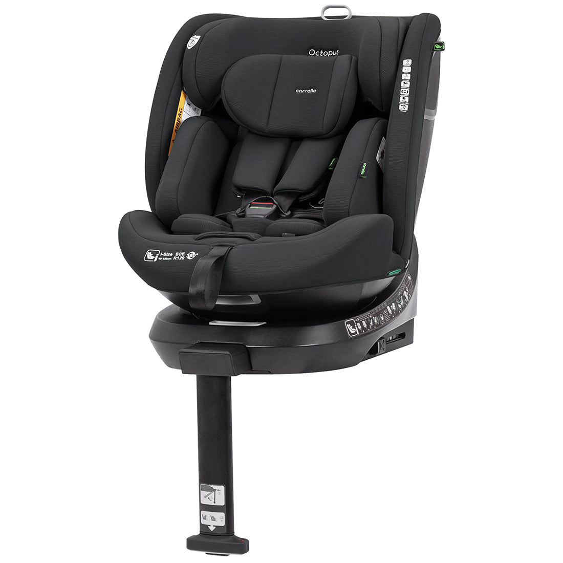 Scaun auto rotativ 360° SPS Carrello OCTOPUS i-SIZE 40-150 cm ISOFIX Deepwater Grey scaun-auto