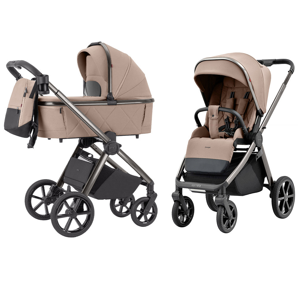 Carucior 2 in 1 (max. 22 Kg) Carrello OMEGA Fantastic Beige carucior-2-in-1