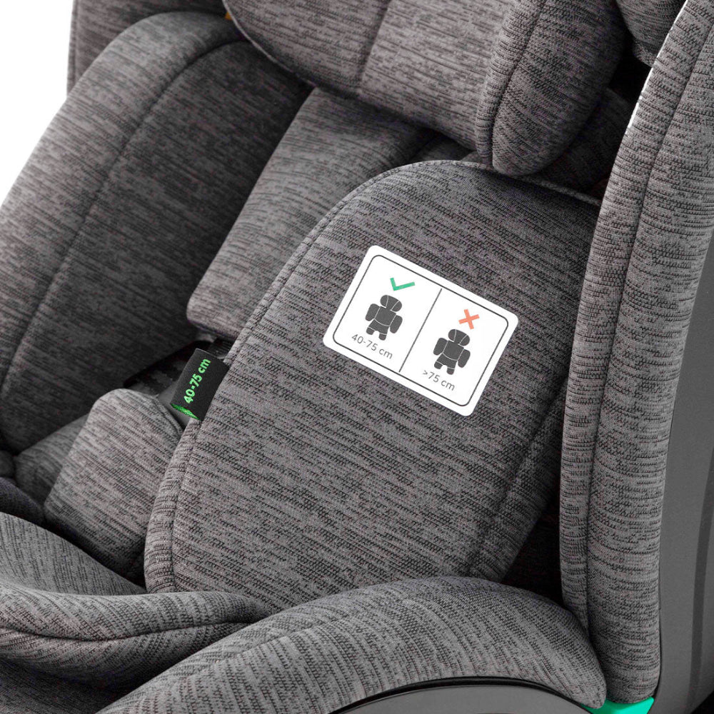 Scaun auto rotativ 360° SPS Carrello METEORIT i-SIZE R129/03 40-150 cm ISOFIX Marble Grey scaun-auto
