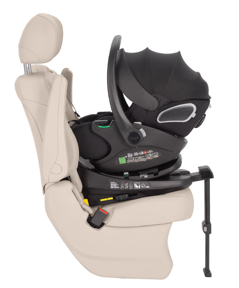 Scaun auto Carrello Vega cu baza Isofix rotativa compatibil Maxi Cosi CRL-14101/2 spatar cu inclinare reglabila tetiera