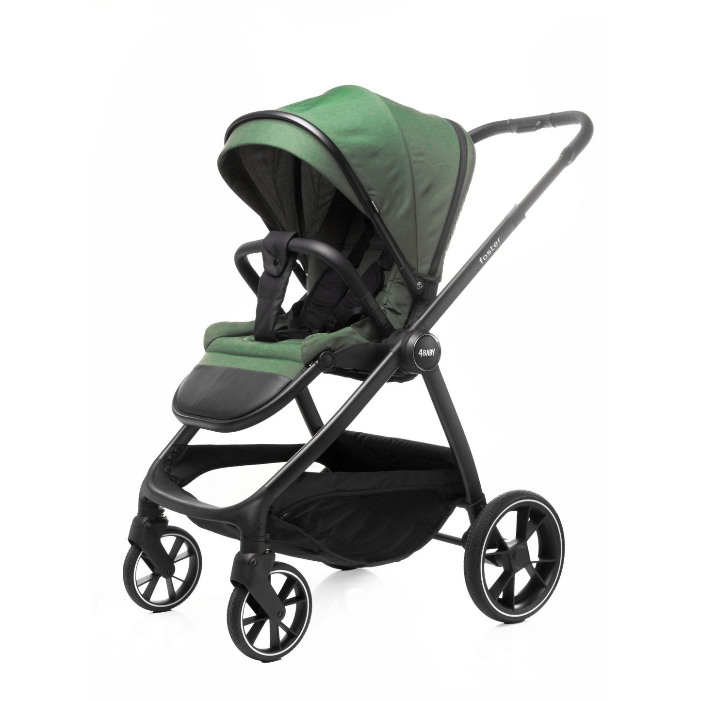Carucior 3 in 1 4Baby Foster Dark Green, max. 22 Kg