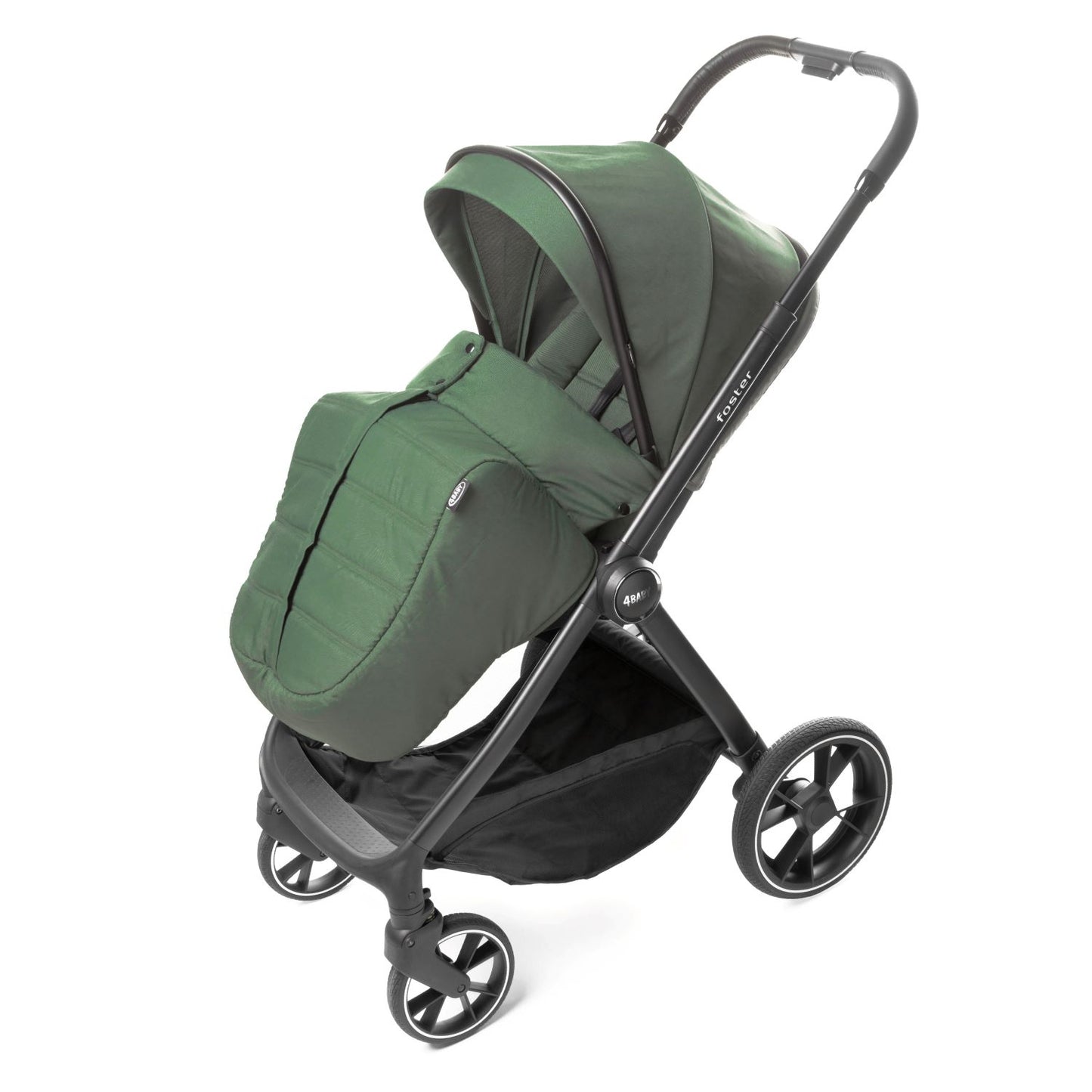 Carucior 3 in 1 4Baby Foster Dark Green, max. 22 Kg