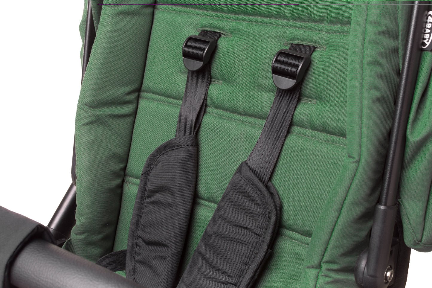 Carucior 3 in 1 4Baby Foster Dark Green, max. 22 Kg