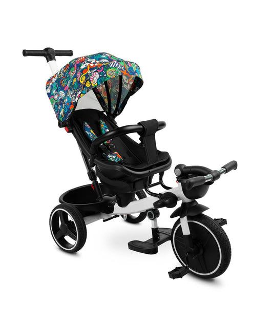 Tricicleta cu maner parental si scaun reversibil Toyz DASH Melanj tricicleta