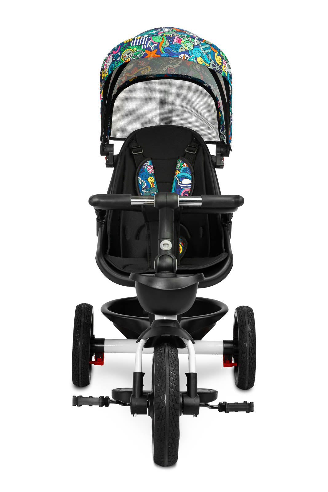 Tricicleta cu maner parental si scaun reversibil Toyz DASH Melanj tricicleta