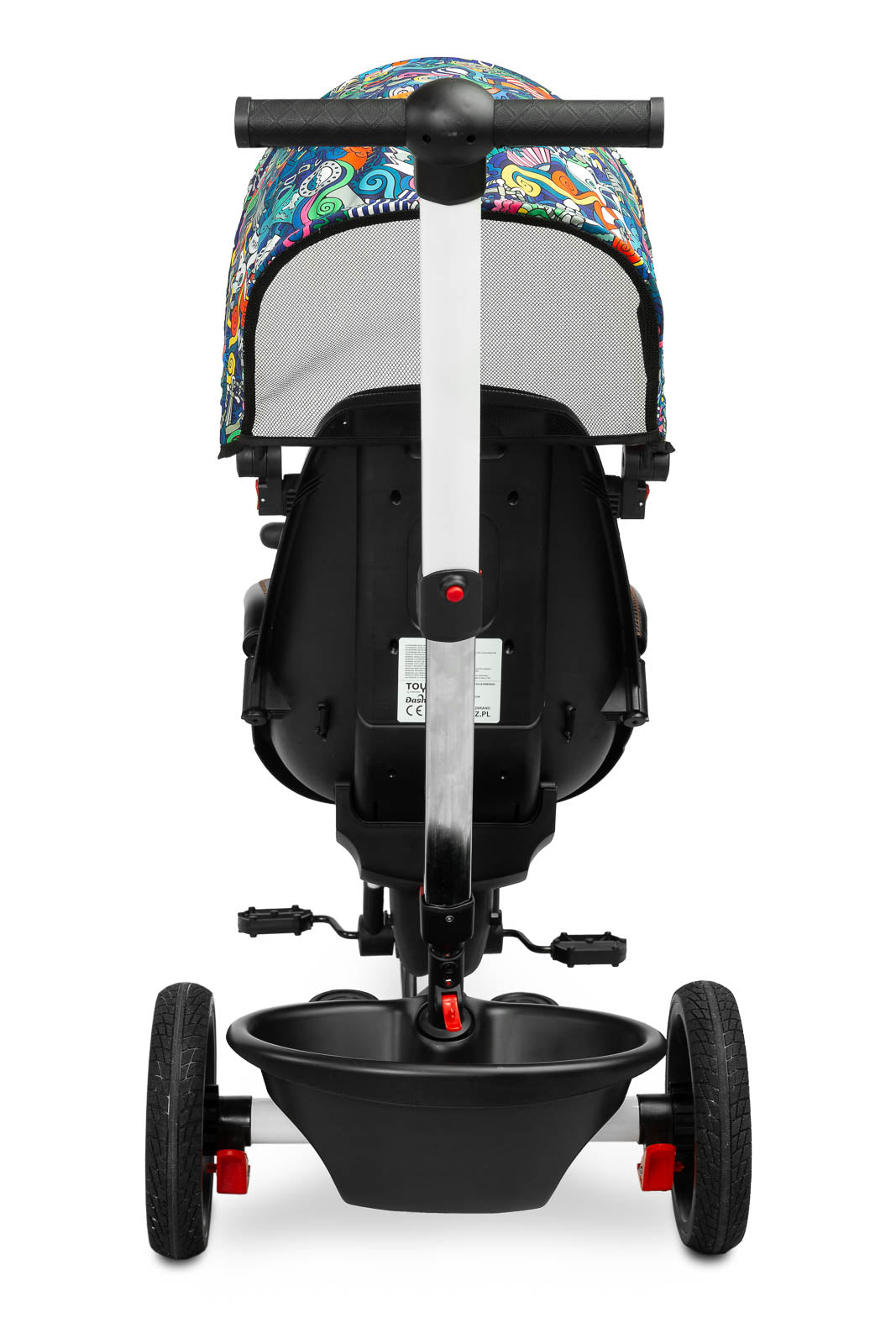 Tricicleta cu maner parental si scaun reversibil Toyz DASH Melanj tricicleta