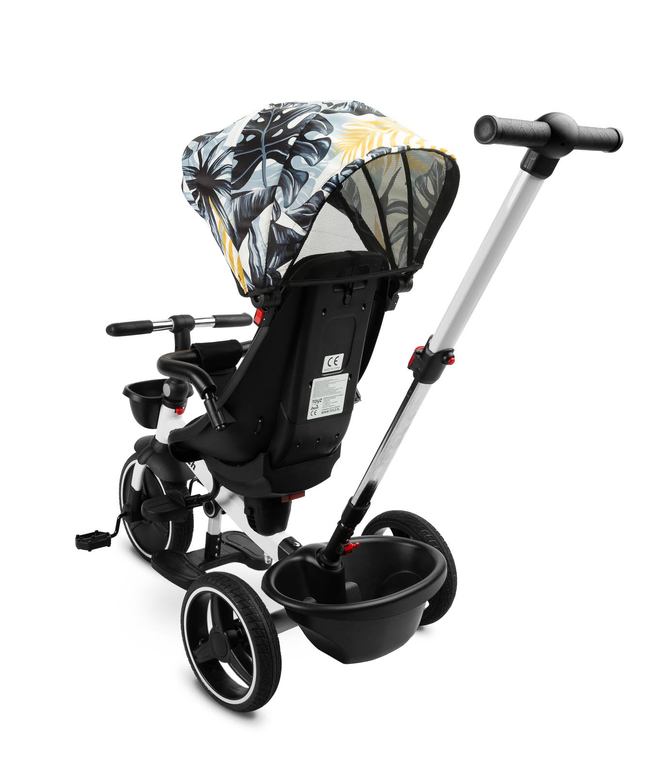 Tricicleta cu maner parental si scaun reversibil Toyz DASH Monstera tricicleta